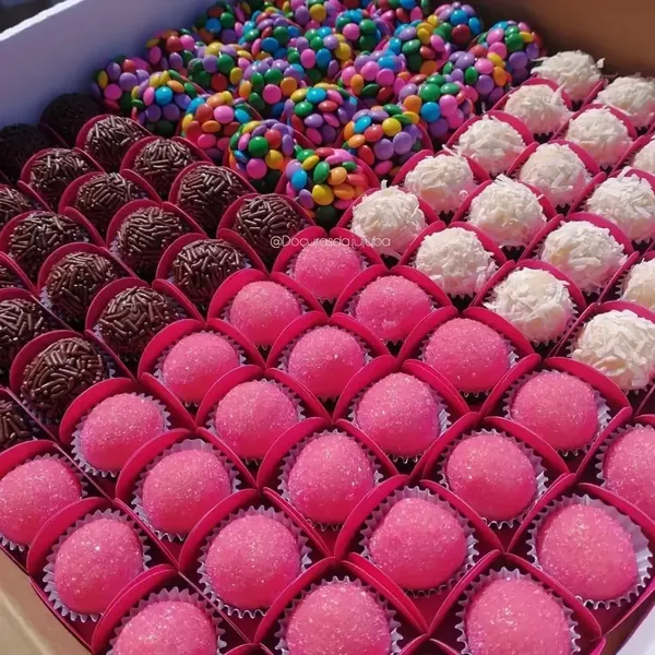 Caixa de brigadeiros